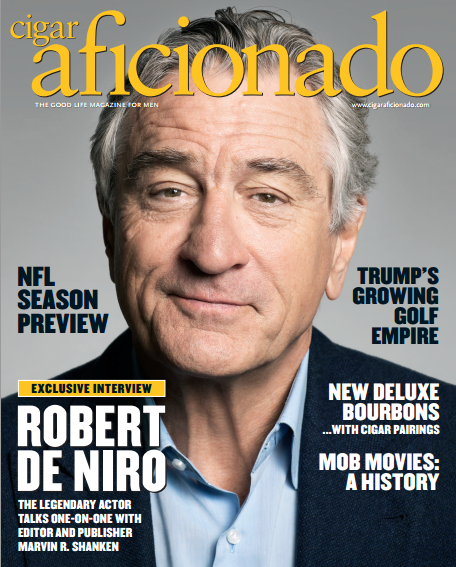 Robert Dinero Covers Cigar Aficonado: Read Quotes