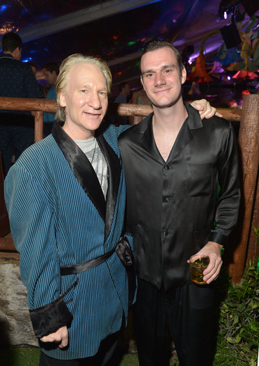 Bill Maher and Cooper Hefner,  Getty Images for Playboy