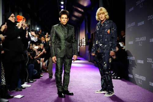 NEW YORK, NY - FEBRUARY 09:  Actors Ben Stiller (L) and Owen Wilson walk the runway during the "Zoolander No. 2" World Premiere at Alice Tully Hall on February 9, 2016 in New York City.  (Photo by Brian Ach/Getty Images for Paramount) *** Local Caption *** Ben Stiller;Owen Wilson