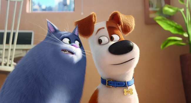 Chloe (LAKE BELL) is a fat cat who can’t be bothered, unless you have food, and Max (LOUIS C.K.) is a pampered terrier mix in Illumination Entertainment and Universal Pictures’ "The Secret Life of Pets," a comedy about the lives our pets lead after we leave for work or school each day.
